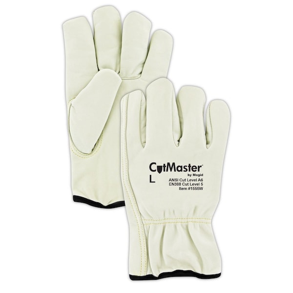 Magid Cold Weather Gloves, HPPE, Slip On Cuff, Gray, 2XL 1 PR 1555W-XXL - main